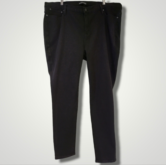 J.Crew Mercantile Mens Black Jeans 36 Straight Fit Cotton Blend Denim Pants‎ - Picture 2 of 11